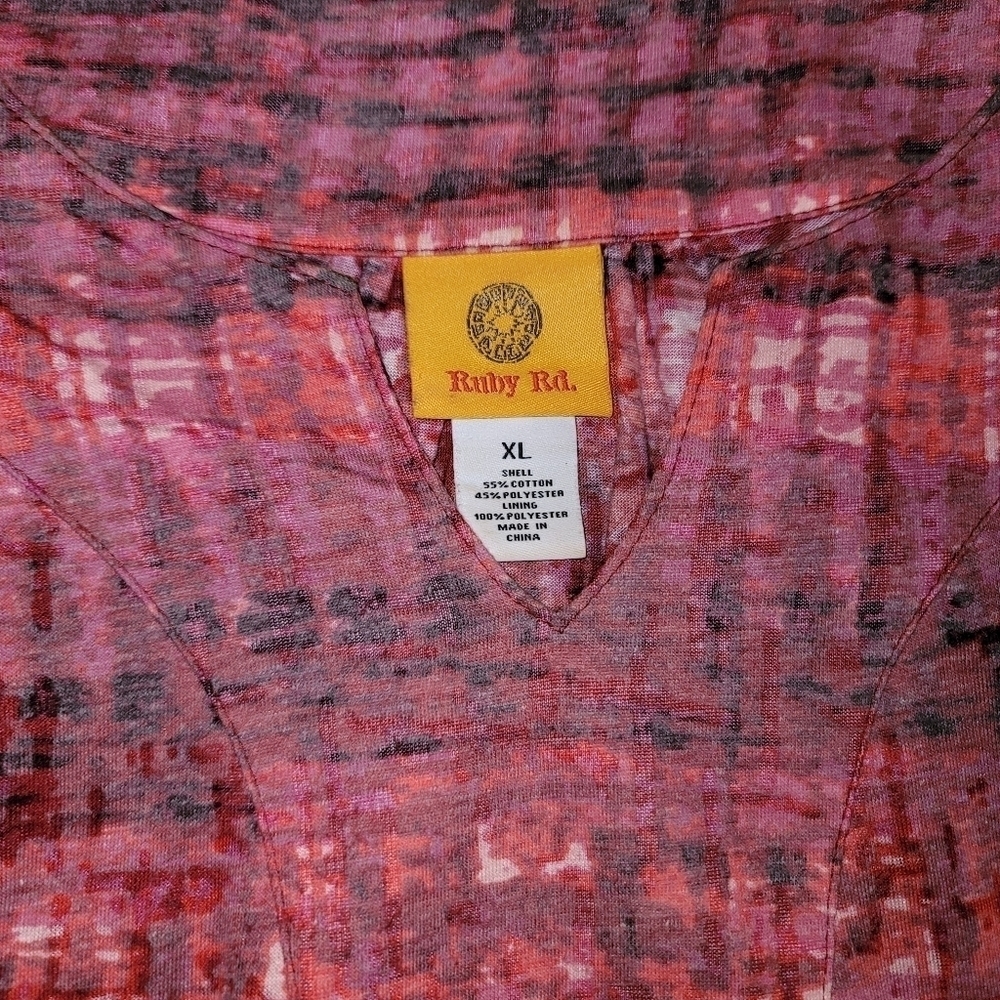 WOMEN'S Ruby Rd. Flowy Top - Picture 2 of 3
